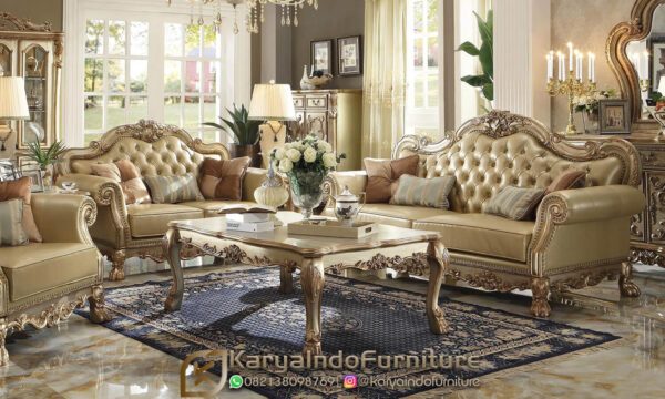 Set Sofa Mewah Luxury Classic Jepara Best Sale KF-25