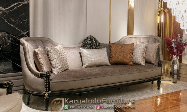 Sofa Tamu Mewah Klasik Elegant Carving Luxury Style KF-5.1