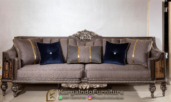 Sofa Tamu Mewah Klasik Elegant Carving Set Furniture Jakarta KF-4.1