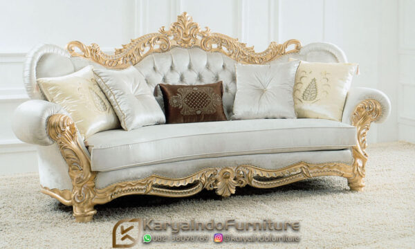 Sofa Mewah Ukiran Klasik New Luxury Design Carving KF-46