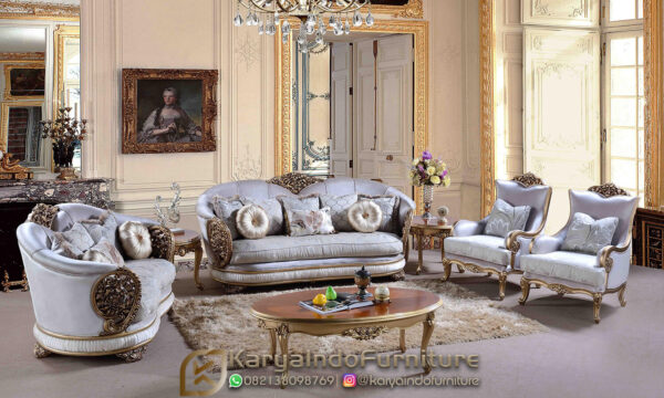 Sofa Tamu Mewah Jepara Classic Luxury Great Quality KF-45